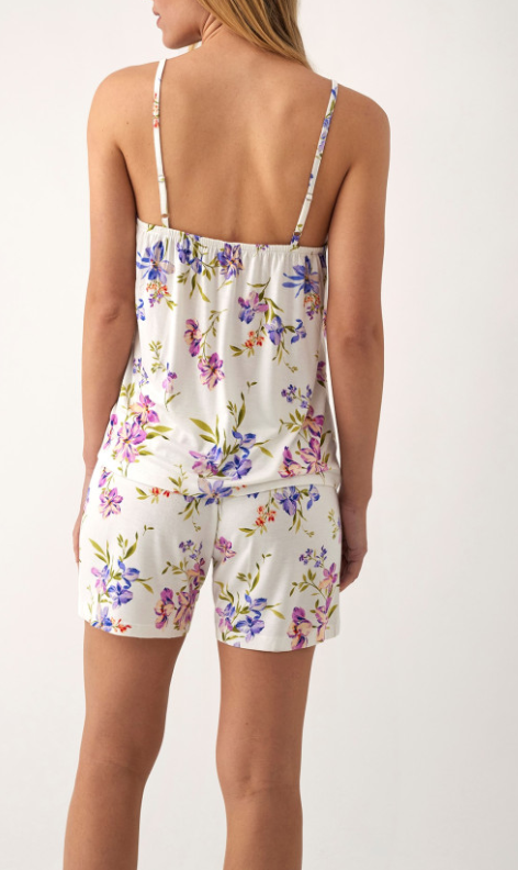 Pijama Calção Floral Bliss