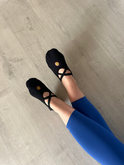 Meias antiderrapantes para ioga e pilates