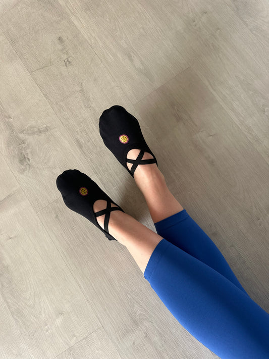 Meias antiderrapantes para ioga e pilates